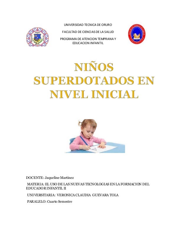 La problemática de los niños superdotados